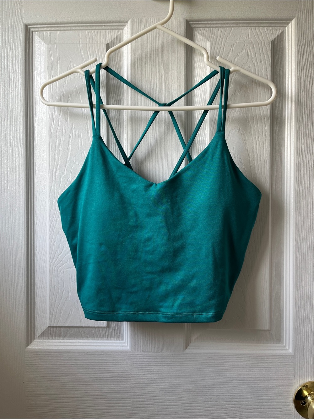 Old Navy Active Long Sports Tank with Built-in Padded Bra